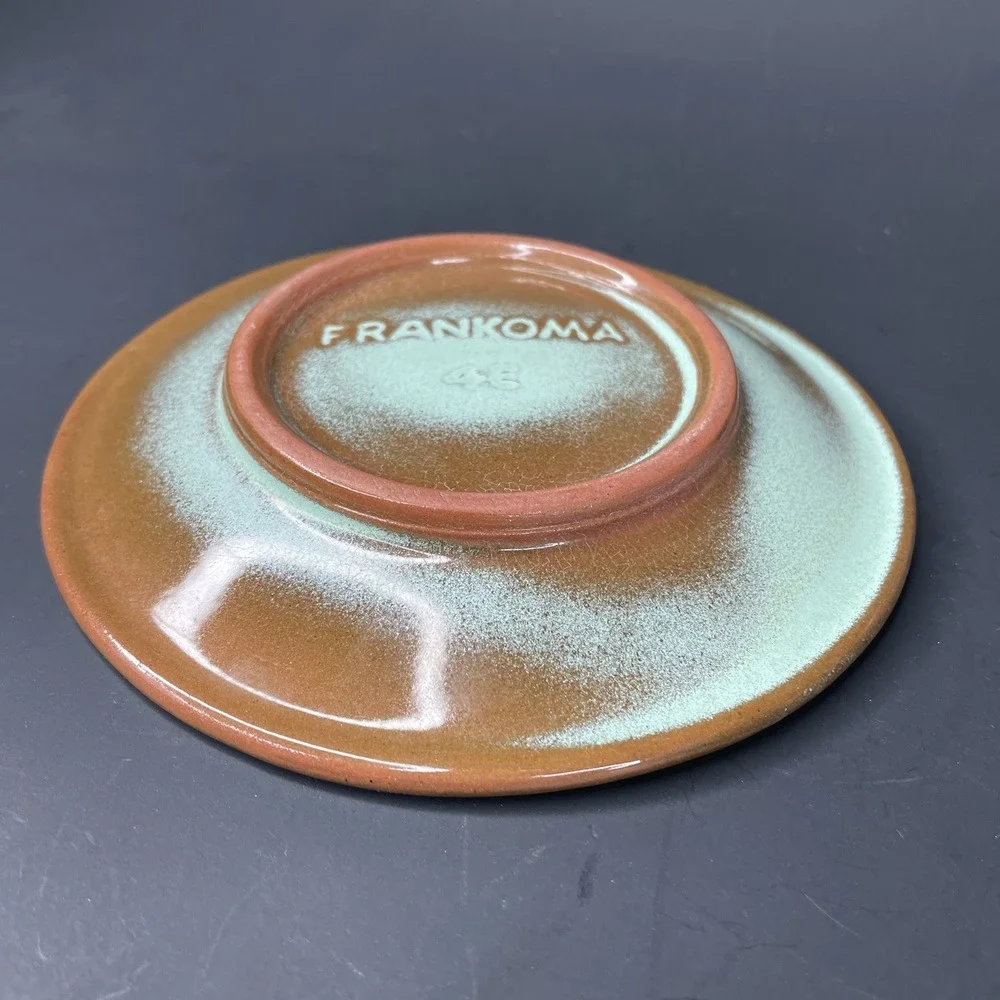 Frankoma Pottery 4E Lazy Bones Plate 5.75